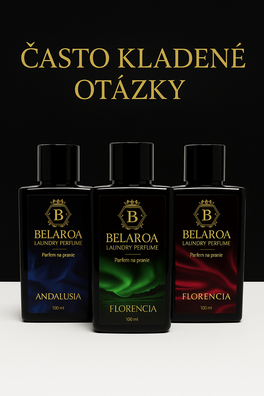 Elegantné balenie parfumu na pranie